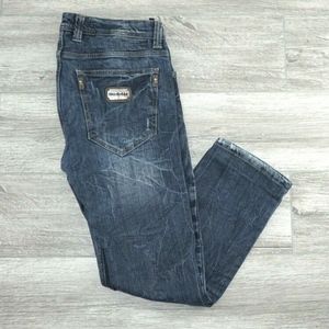 Phillipp Plein Blue Men's Cotton Slim Fit Jeans